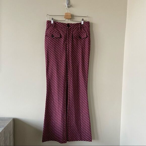 Anthropologie-the Essential Slim Flared Pants - Picture 2 of 12